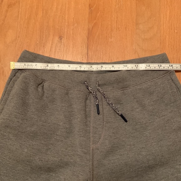 Lands End Youth Lined Sweatpants- Size M- Sherpa Fleece Lined- WARM! Grey Unisex - Picture 10 of 12